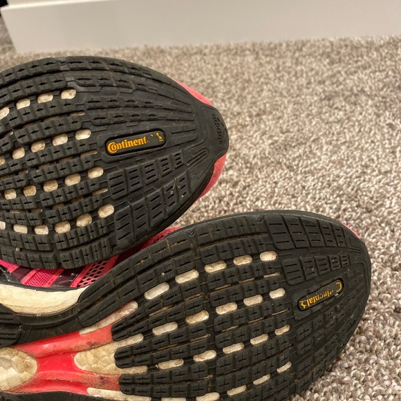 Adidas Adizero Boston Boost Running Shoes Hot Pink and Black - Picture 5 of 9